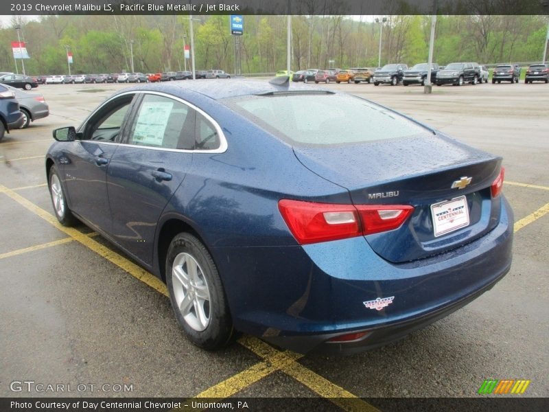 Pacific Blue Metallic / Jet Black 2019 Chevrolet Malibu LS