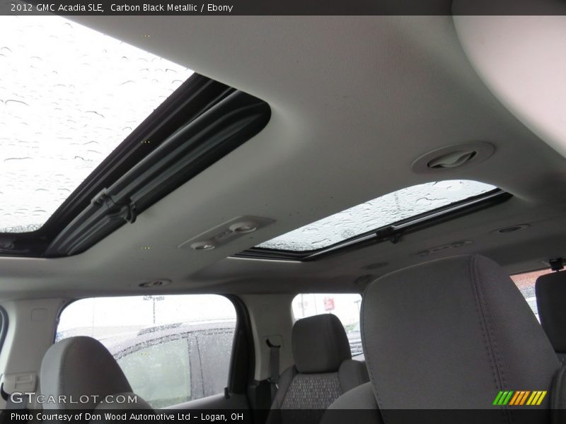 Carbon Black Metallic / Ebony 2012 GMC Acadia SLE