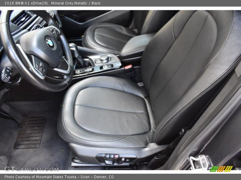 Mineral Grey Metallic / Black 2016 BMW X1 xDrive28i