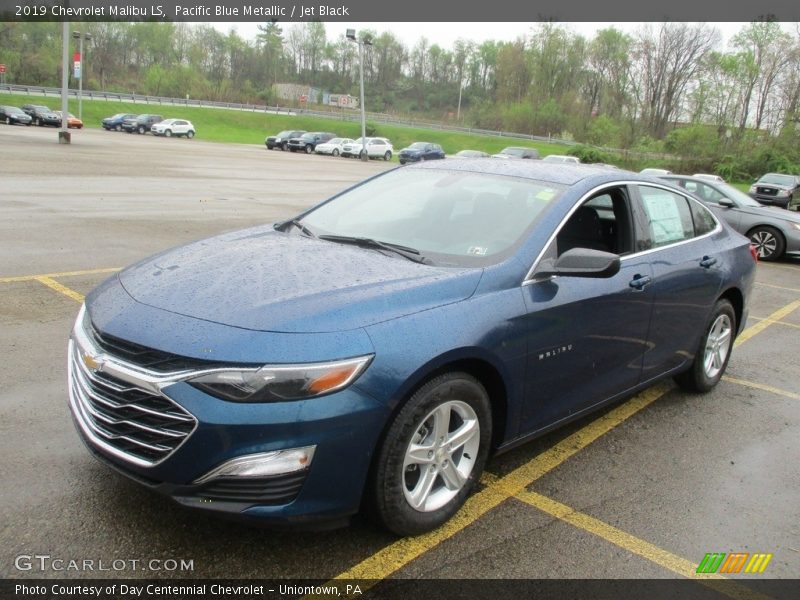 Pacific Blue Metallic / Jet Black 2019 Chevrolet Malibu LS