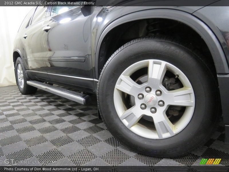 Carbon Black Metallic / Ebony 2012 GMC Acadia SLE