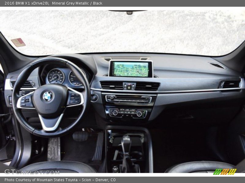 Mineral Grey Metallic / Black 2016 BMW X1 xDrive28i