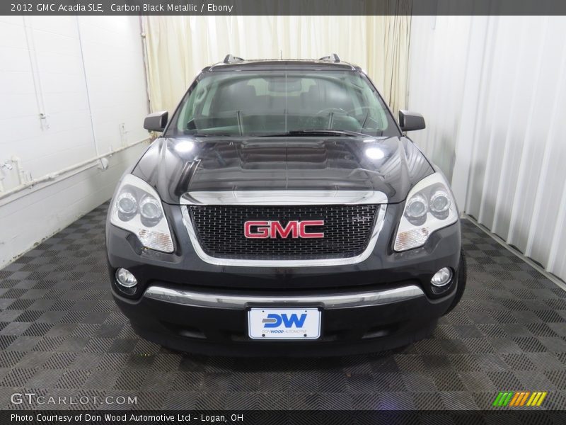 Carbon Black Metallic / Ebony 2012 GMC Acadia SLE