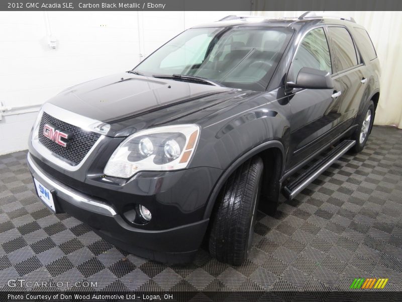 Carbon Black Metallic / Ebony 2012 GMC Acadia SLE