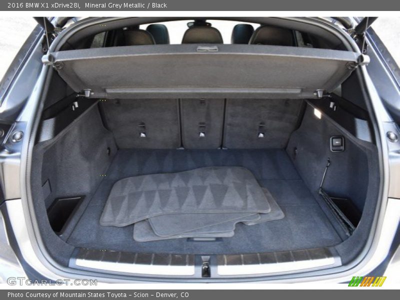 Mineral Grey Metallic / Black 2016 BMW X1 xDrive28i