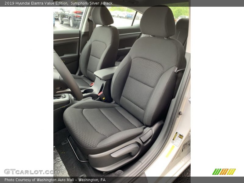 Symphony Silver / Black 2019 Hyundai Elantra Value Edition