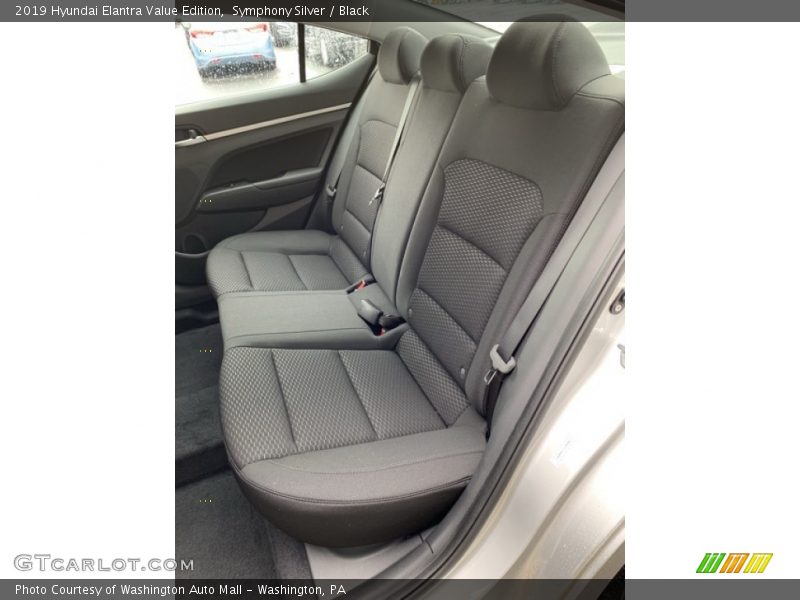 Symphony Silver / Black 2019 Hyundai Elantra Value Edition