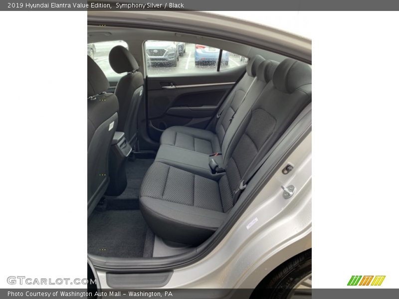 Symphony Silver / Black 2019 Hyundai Elantra Value Edition