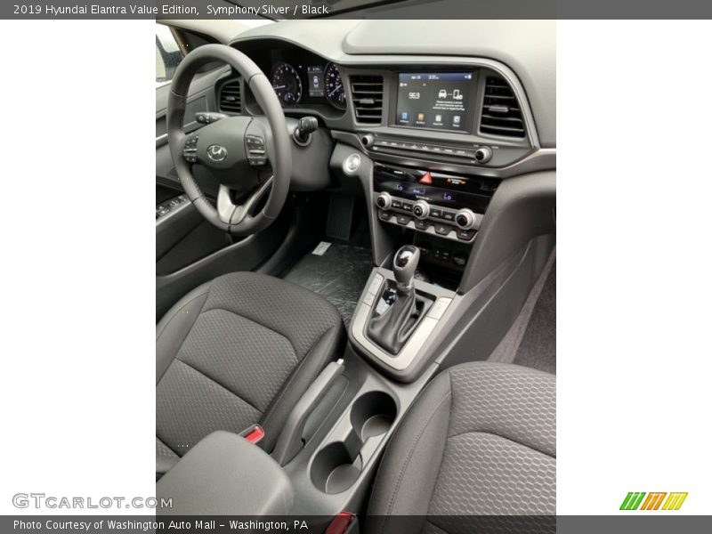 Symphony Silver / Black 2019 Hyundai Elantra Value Edition