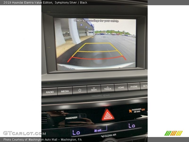 Symphony Silver / Black 2019 Hyundai Elantra Value Edition