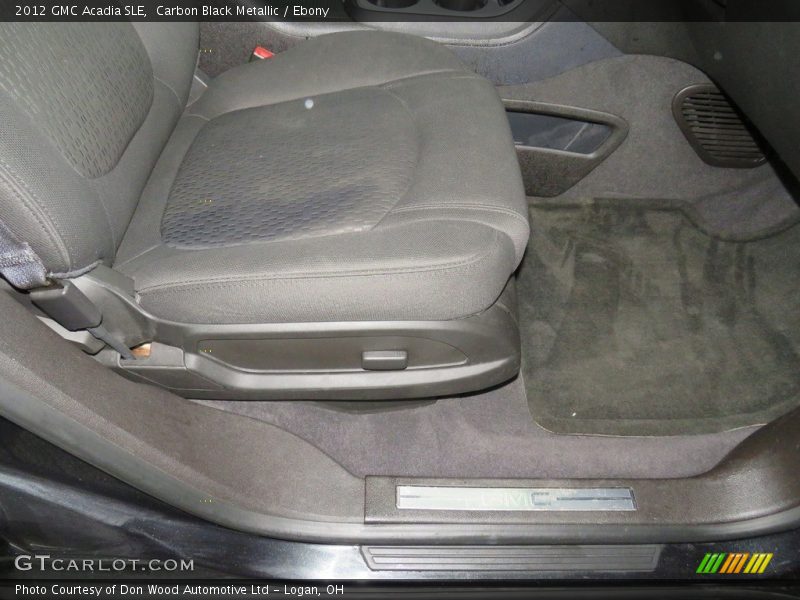 Carbon Black Metallic / Ebony 2012 GMC Acadia SLE