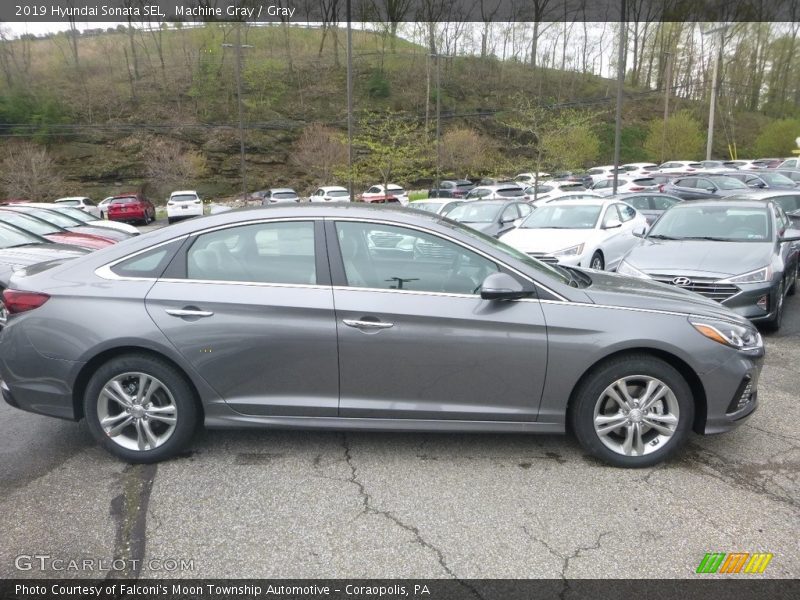 Machine Gray / Gray 2019 Hyundai Sonata SEL