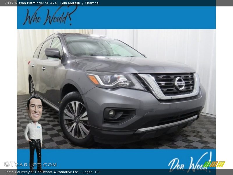 Gun Metallic / Charcoal 2017 Nissan Pathfinder SL 4x4