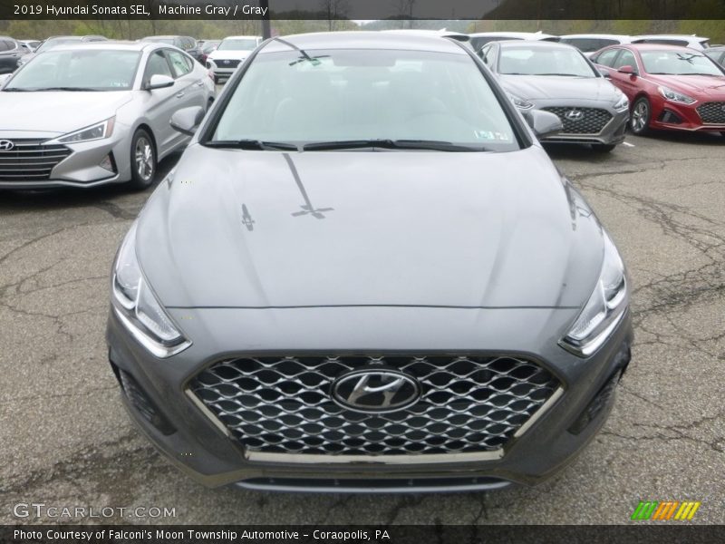 Machine Gray / Gray 2019 Hyundai Sonata SEL