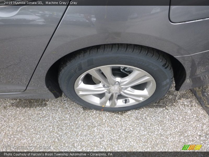 Machine Gray / Gray 2019 Hyundai Sonata SEL