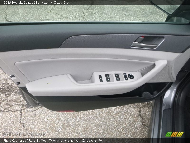 Machine Gray / Gray 2019 Hyundai Sonata SEL