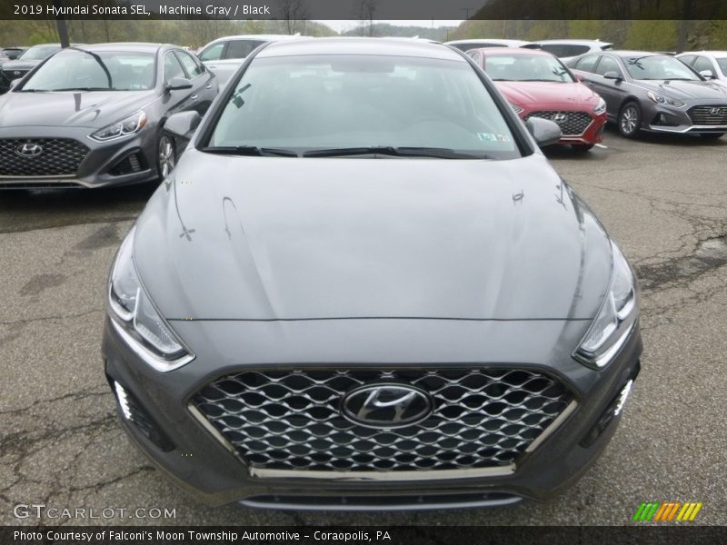 Machine Gray / Black 2019 Hyundai Sonata SEL