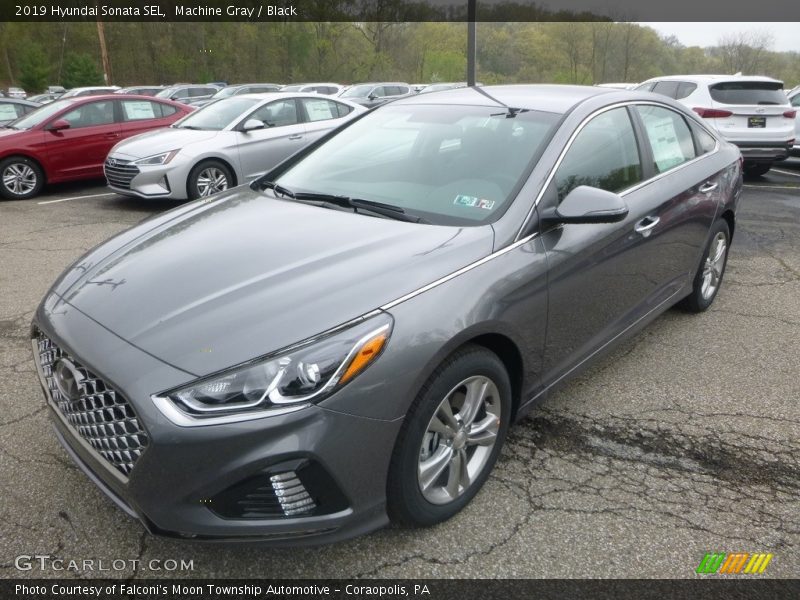 Machine Gray / Black 2019 Hyundai Sonata SEL