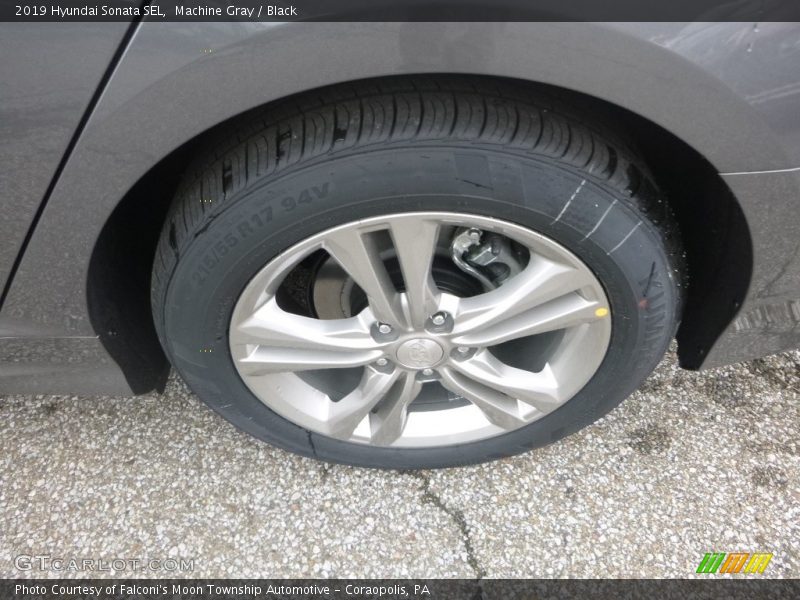 Machine Gray / Black 2019 Hyundai Sonata SEL
