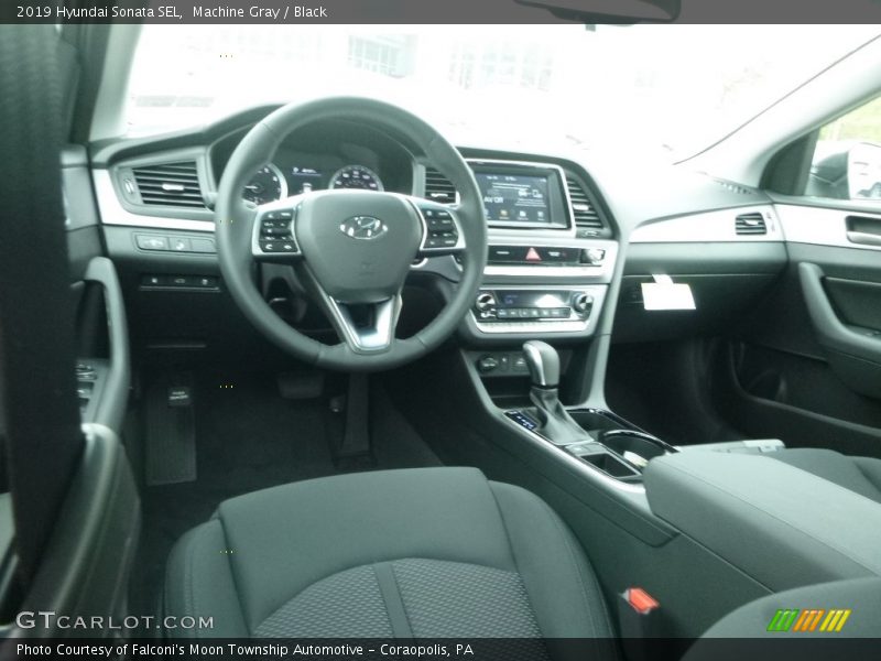 Machine Gray / Black 2019 Hyundai Sonata SEL