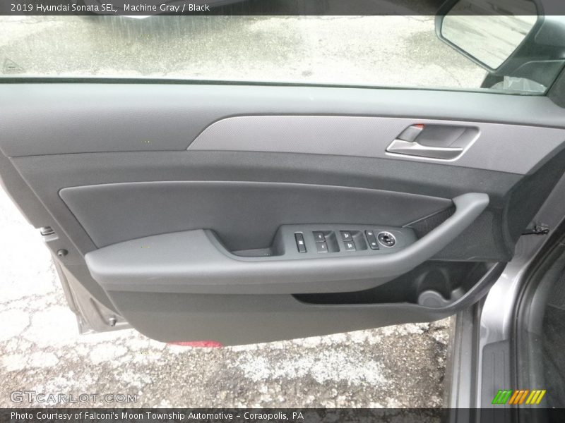 Machine Gray / Black 2019 Hyundai Sonata SEL