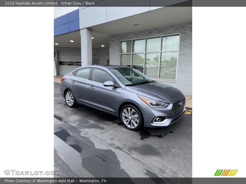 Urban Gray / Black 2019 Hyundai Accent Limited