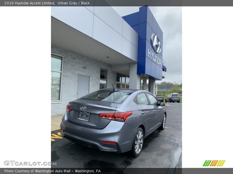 Urban Gray / Black 2019 Hyundai Accent Limited