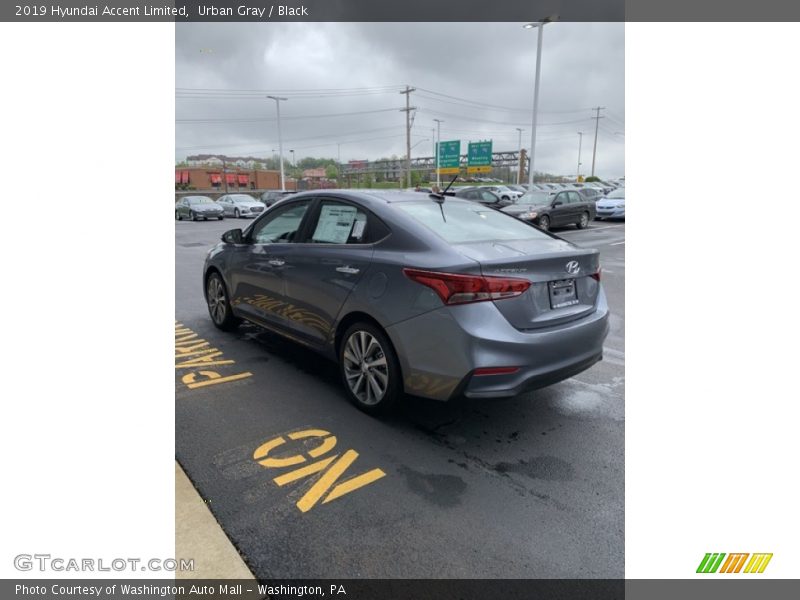Urban Gray / Black 2019 Hyundai Accent Limited