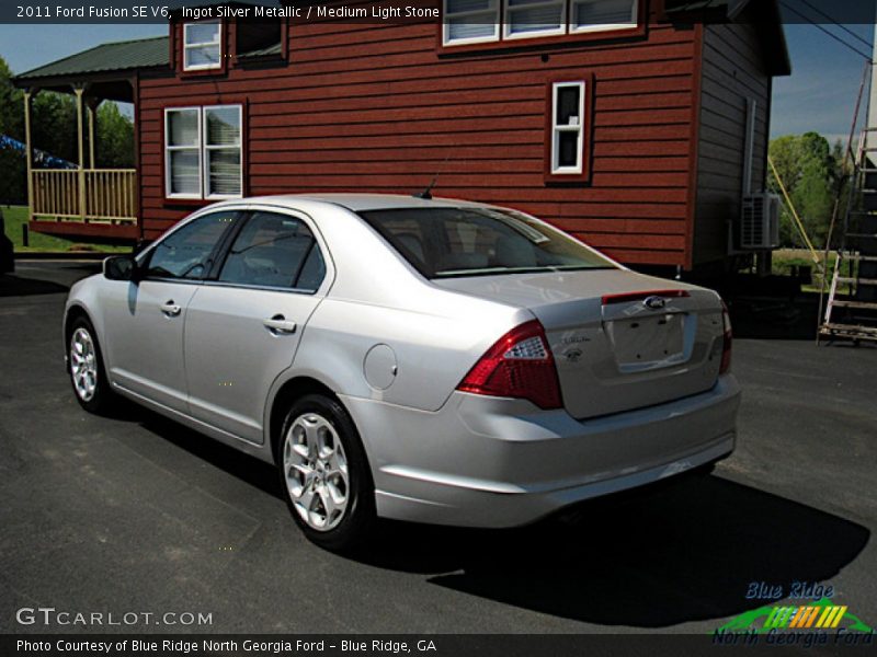 Ingot Silver Metallic / Medium Light Stone 2011 Ford Fusion SE V6