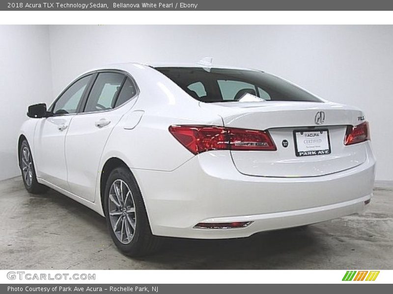 Bellanova White Pearl / Ebony 2018 Acura TLX Technology Sedan