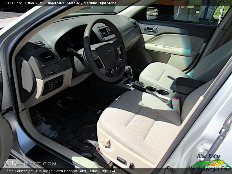 Ingot Silver Metallic / Medium Light Stone 2011 Ford Fusion SE V6