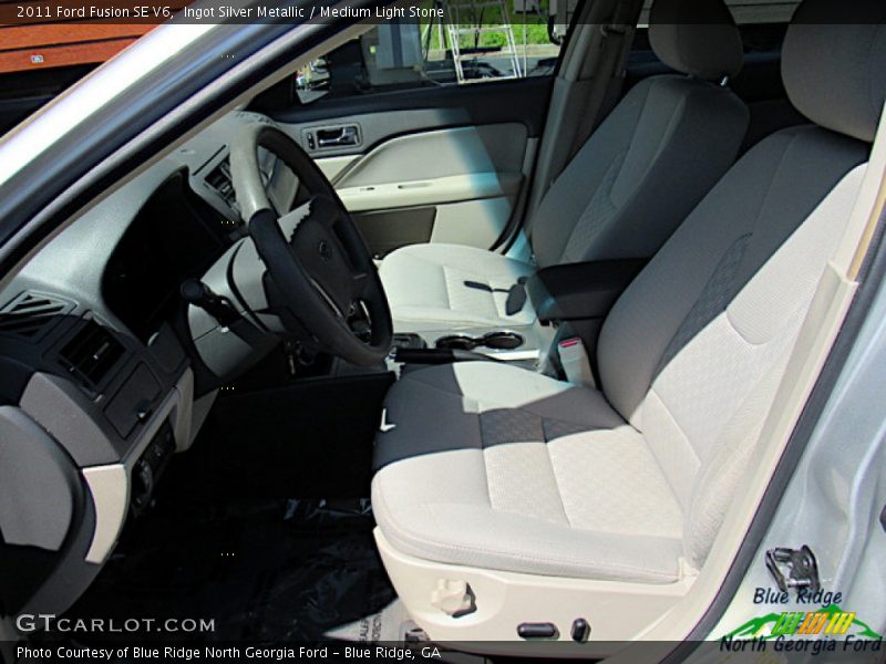 Ingot Silver Metallic / Medium Light Stone 2011 Ford Fusion SE V6