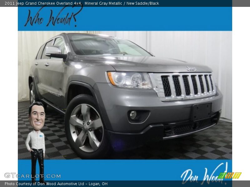 Mineral Gray Metallic / New Saddle/Black 2011 Jeep Grand Cherokee Overland 4x4