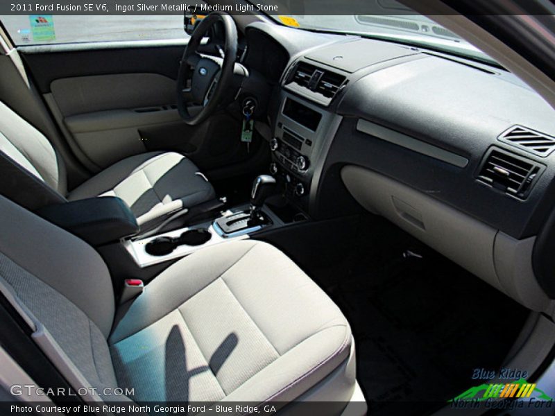 Ingot Silver Metallic / Medium Light Stone 2011 Ford Fusion SE V6