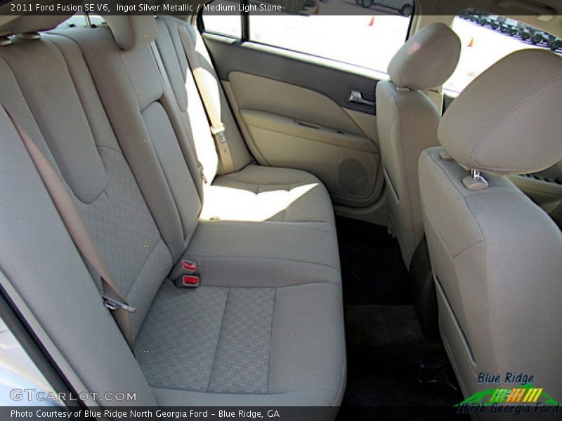 Ingot Silver Metallic / Medium Light Stone 2011 Ford Fusion SE V6