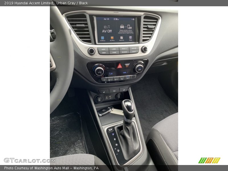 Urban Gray / Black 2019 Hyundai Accent Limited