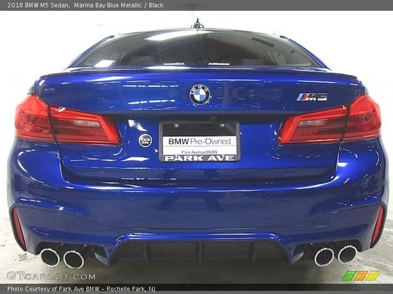 Marina Bay Blue Metallic / Black 2018 BMW M5 Sedan