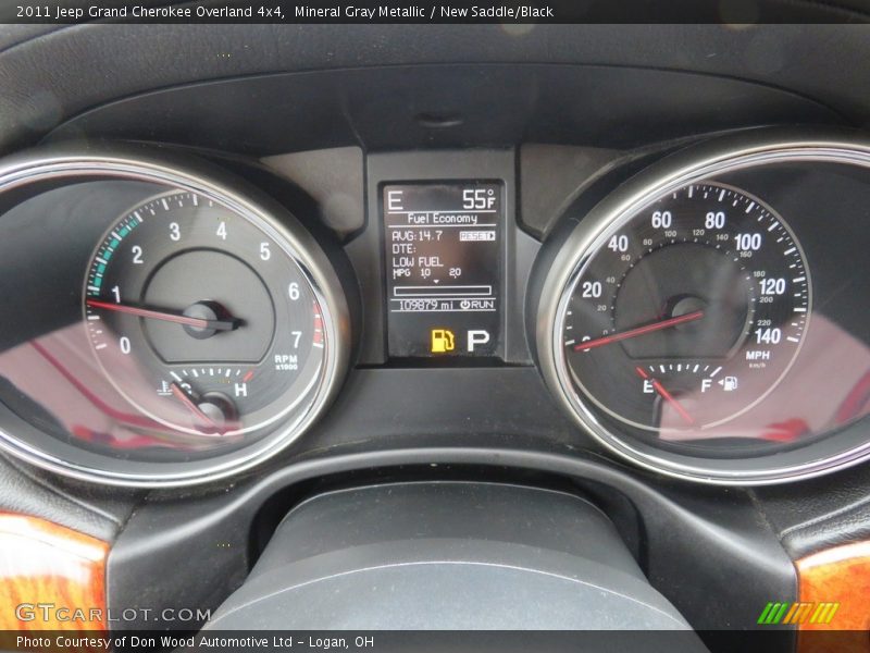 Mineral Gray Metallic / New Saddle/Black 2011 Jeep Grand Cherokee Overland 4x4