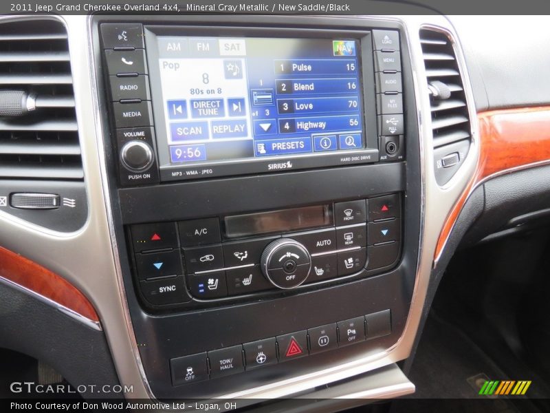 Mineral Gray Metallic / New Saddle/Black 2011 Jeep Grand Cherokee Overland 4x4