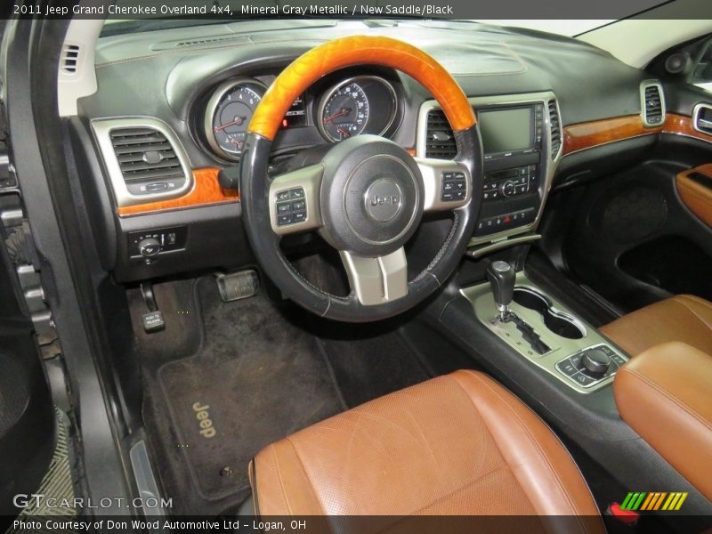 Mineral Gray Metallic / New Saddle/Black 2011 Jeep Grand Cherokee Overland 4x4