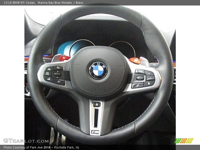 Marina Bay Blue Metallic / Black 2018 BMW M5 Sedan