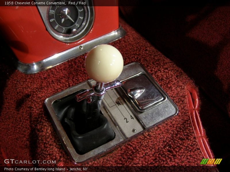 Red / Red 1958 Chevrolet Corvette Convertible