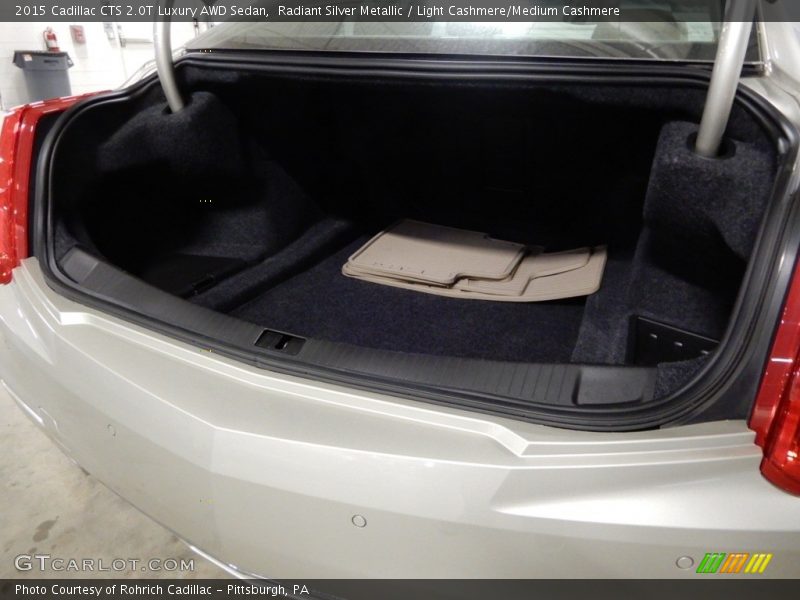 Radiant Silver Metallic / Light Cashmere/Medium Cashmere 2015 Cadillac CTS 2.0T Luxury AWD Sedan