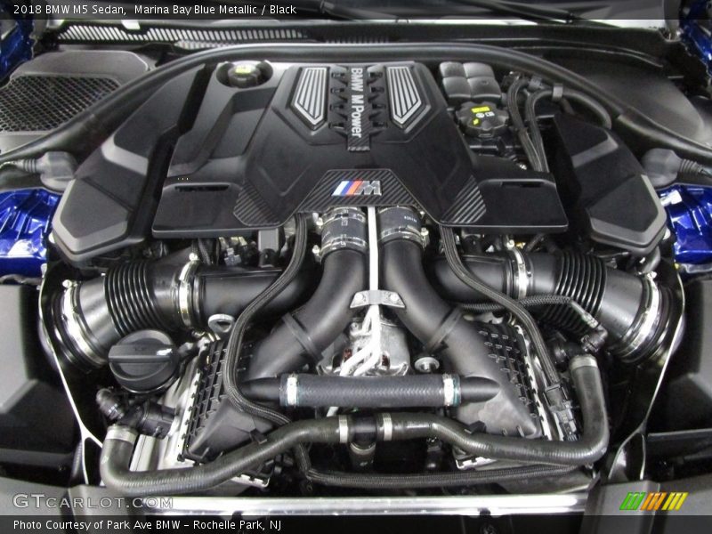  2018 M5 Sedan Engine - 4.4 Liter M TwinPower Turbocharged DOHC 32-Valve VVT V8