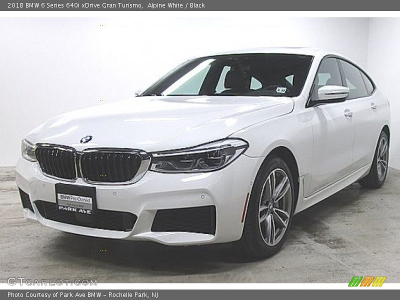 Alpine White / Black 2018 BMW 6 Series 640i xDrive Gran Turismo