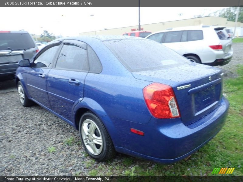 Cobalt Blue Metallic / Grey 2008 Suzuki Forenza