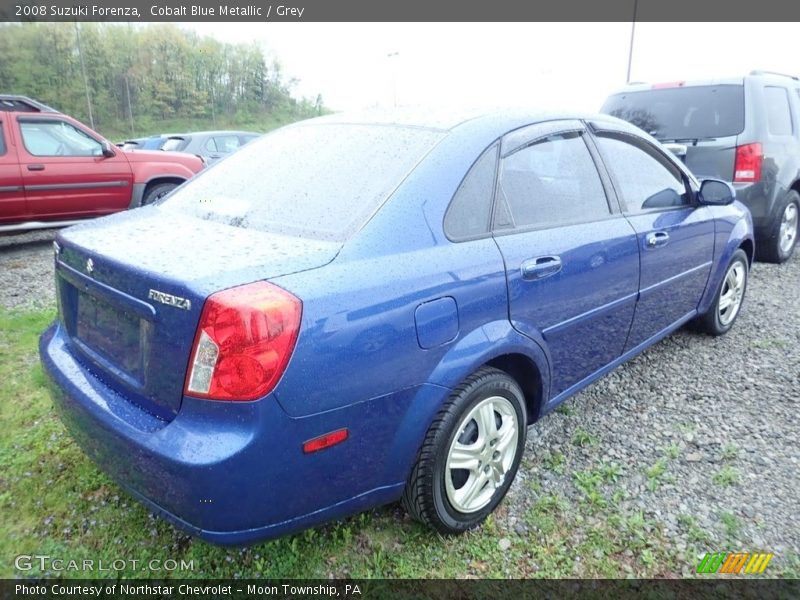 Cobalt Blue Metallic / Grey 2008 Suzuki Forenza