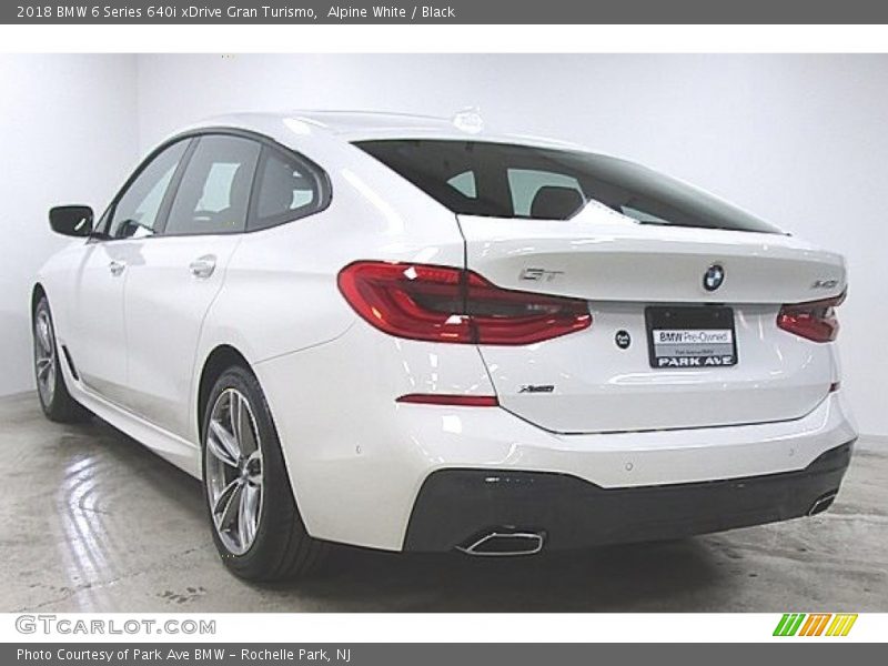 Alpine White / Black 2018 BMW 6 Series 640i xDrive Gran Turismo