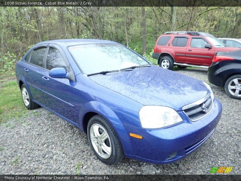 Cobalt Blue Metallic / Grey 2008 Suzuki Forenza