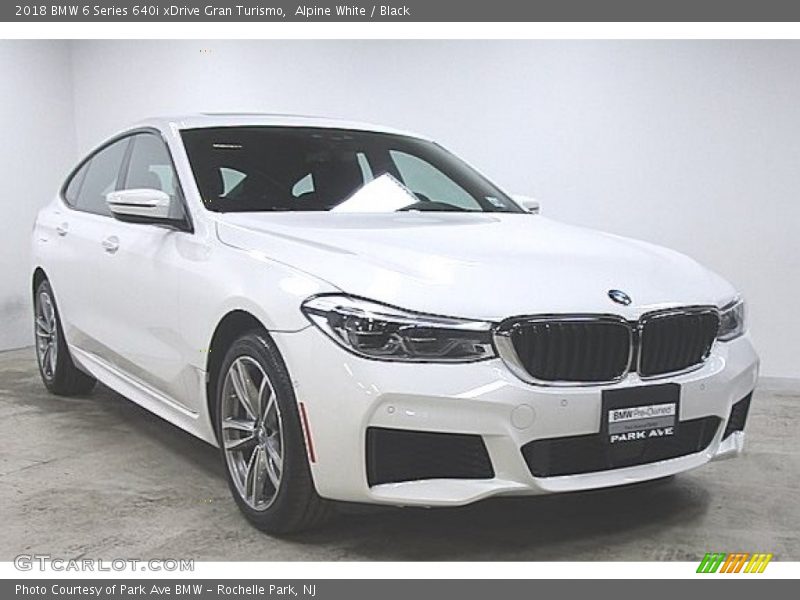 Alpine White / Black 2018 BMW 6 Series 640i xDrive Gran Turismo